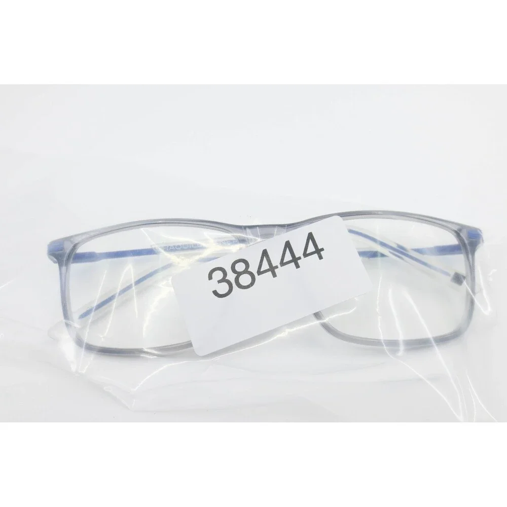 Shaquille O'Neal Signature 401Z Eyeglass Frames Zyloware Grey Blue Rectangle